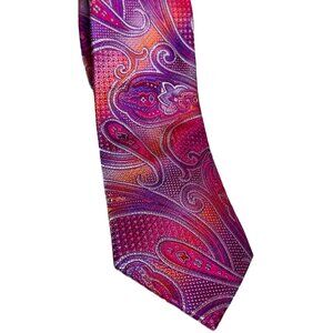 Setazone Paisley Silk Men's Tie – Bold Color, Timeless Flair